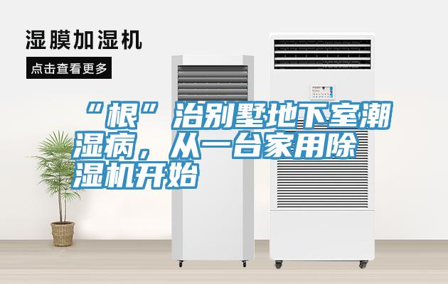 “根”治別墅地下室潮濕病，從一臺家用除濕機開始