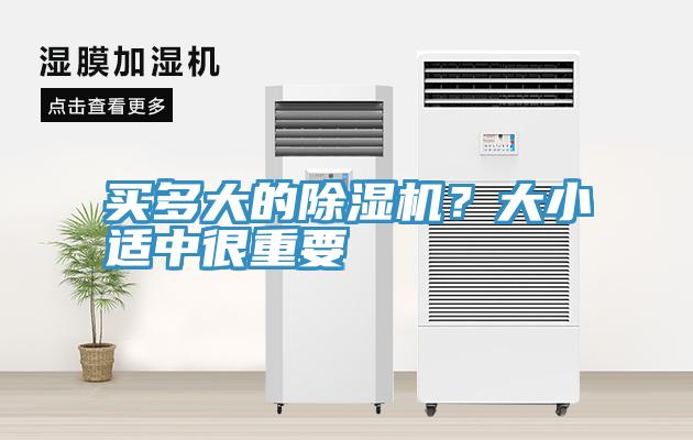 買多大的除濕機？大小適中很重要