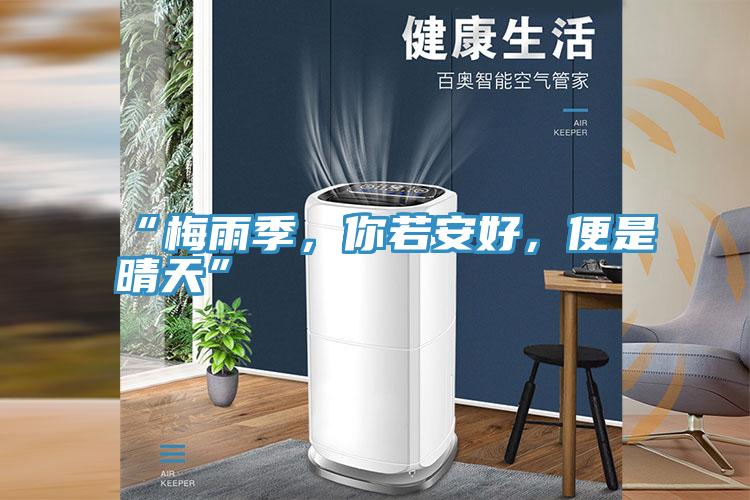 “梅雨季，你若安好，便是晴天”