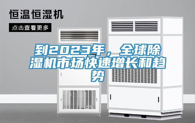 到2023年，全球除濕機(jī)市場(chǎng)快速增長(zhǎng)和趨勢(shì)