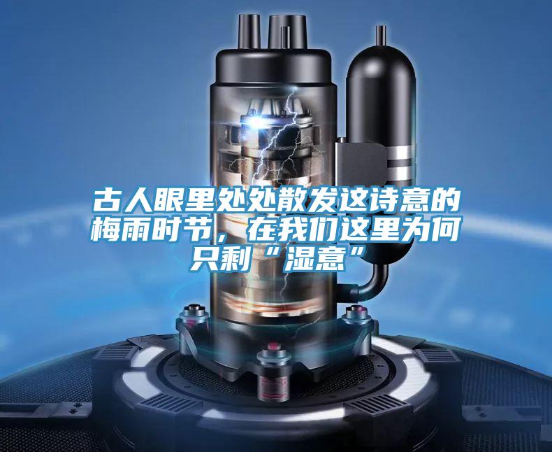 古人眼里處處散發(fā)這詩意的梅雨時節(jié)，在我們這里為何只剩“濕意”