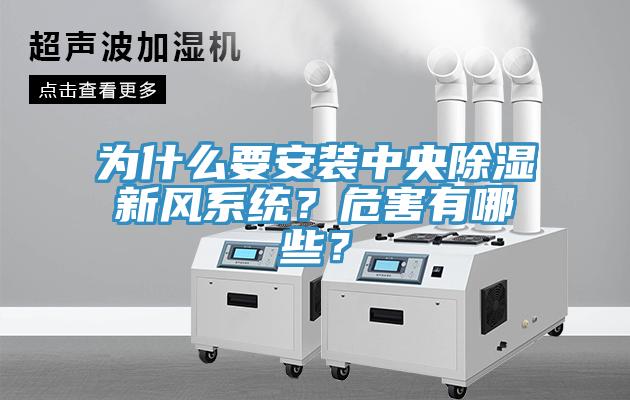 為什么要安裝中央除濕新風(fēng)系統(tǒng)？危害有哪些？
