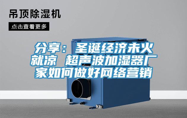 分享：圣誕經濟未火就涼 超聲波加濕器廠家如何做好網(wǎng)絡營銷