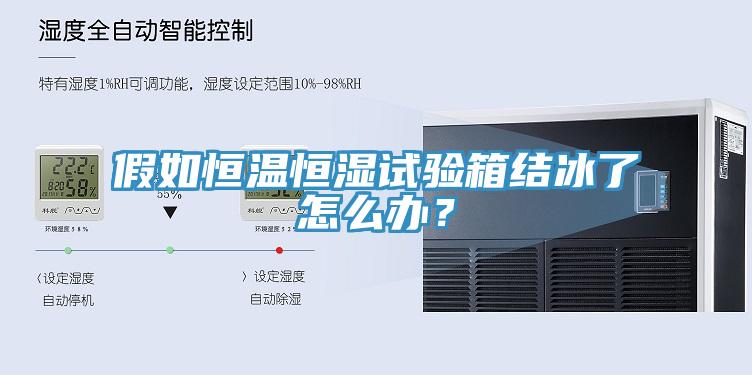 假如恒溫恒濕試驗箱結(jié)冰了怎么辦？