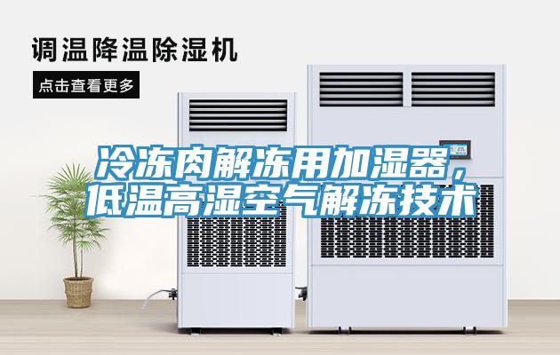 冷凍肉解凍用加濕器，低溫高濕空氣解凍技術(shù)