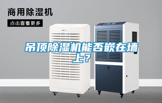吊頂除濕機能否嵌在墻上？