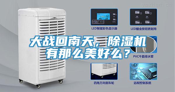 大戰(zhàn)回南天，除濕機有那么美好么？