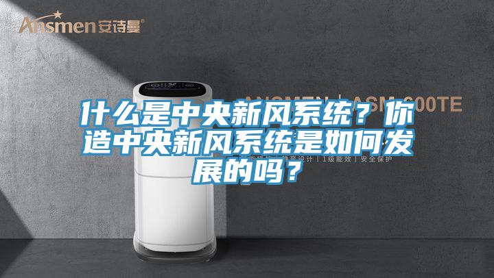 什么是中央新風系統(tǒng)？你造中央新風系統(tǒng)是如何發(fā)展的嗎？