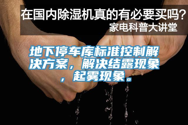 地下停車庫標準控制解決方案，解決結露現(xiàn)象，起霧現(xiàn)象。