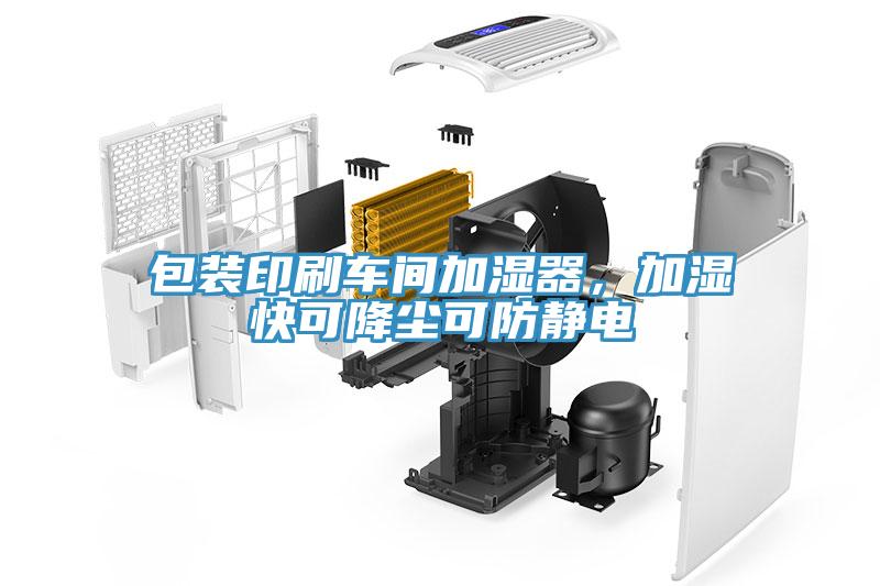 包裝印刷車間加濕器，加濕快可降塵可防靜電