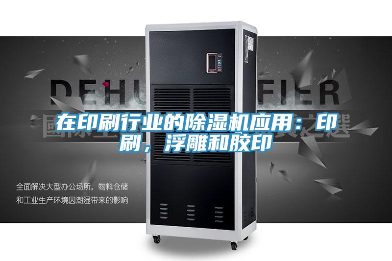 在印刷行業(yè)的除濕機(jī)應(yīng)用：印刷，浮雕和膠印