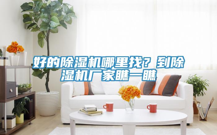 好的除濕機(jī)哪里找？到除濕機(jī)廠家瞧一瞧