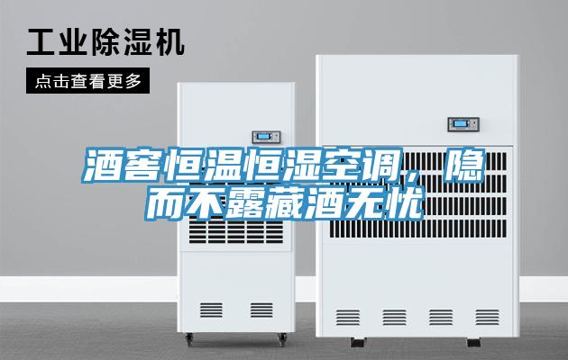 酒窖恒溫恒濕空調，隱而不露藏酒無憂