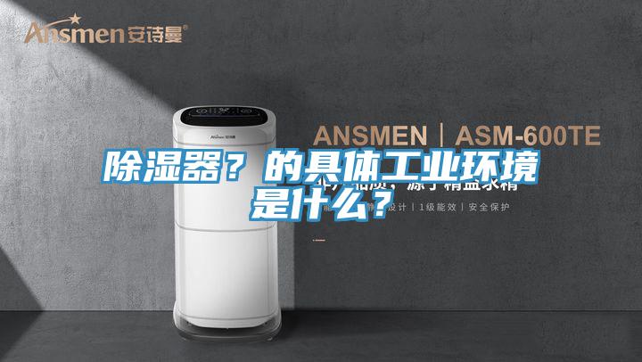 除濕器？的具體工業(yè)環(huán)境是什么？