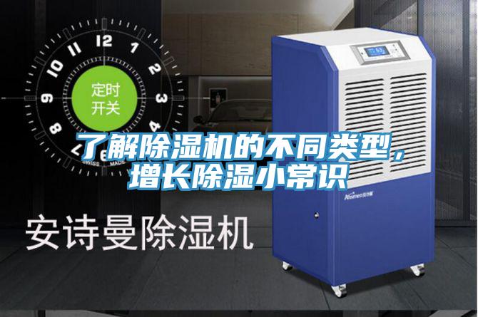 了解除濕機的不同類型，增長除濕小常識
