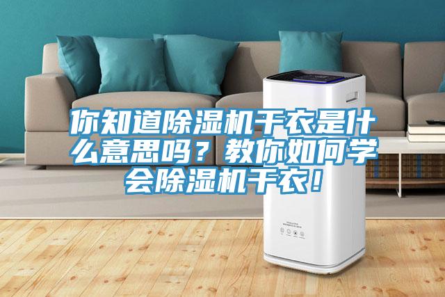 你知道除濕機(jī)干衣是什么意思嗎？教你如何學(xué)會(huì)除濕機(jī)干衣！