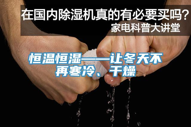恒溫恒濕——讓冬天不再寒冷、干燥