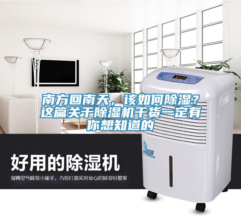 南方回南天，該如何除濕？這篇關于除濕機干貨一定有你想知道的