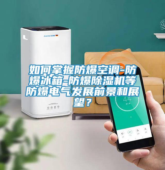 如何掌握防爆空調(diào)-防爆冰箱-防爆除濕機(jī)等防爆電氣發(fā)展前景和展望？