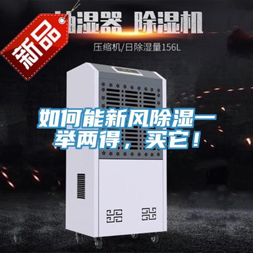 如何能新風(fēng)除濕一舉兩得，買它！