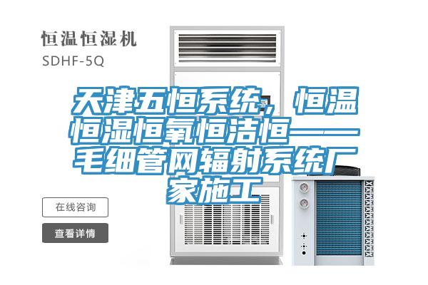 天津五恒系統(tǒng)，恒溫恒濕恒氧恒潔恒——毛細(xì)管網(wǎng)輻射系統(tǒng)廠家施工
