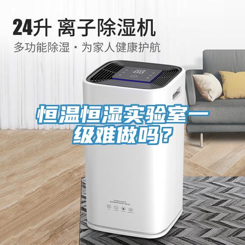 恒溫恒濕實(shí)驗(yàn)室一級(jí)難做嗎？