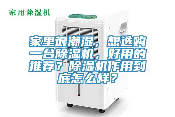 家里很潮濕，想選購(gòu)一臺(tái)除濕機(jī)，好用的推薦？除濕機(jī)作用到底怎么樣？