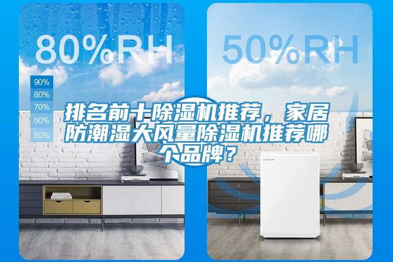 排名前十除濕機(jī)推薦，家居防潮濕大風(fēng)量除濕機(jī)推薦哪個(gè)品牌？