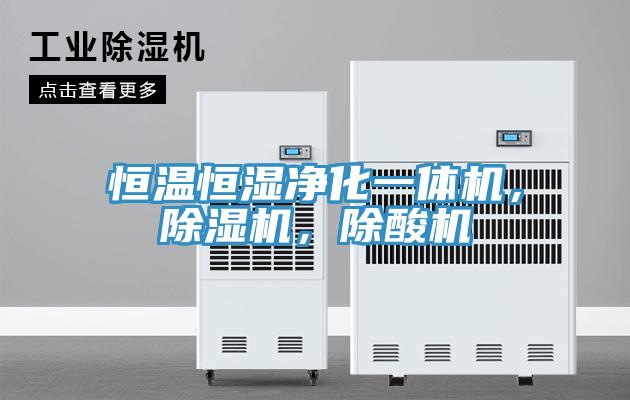 恒溫恒濕凈化一體機，除濕機，除酸機