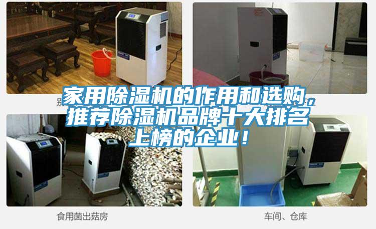 家用除濕機(jī)的作用和選購(gòu)，推薦除濕機(jī)品牌十大排名上榜的企業(yè)！