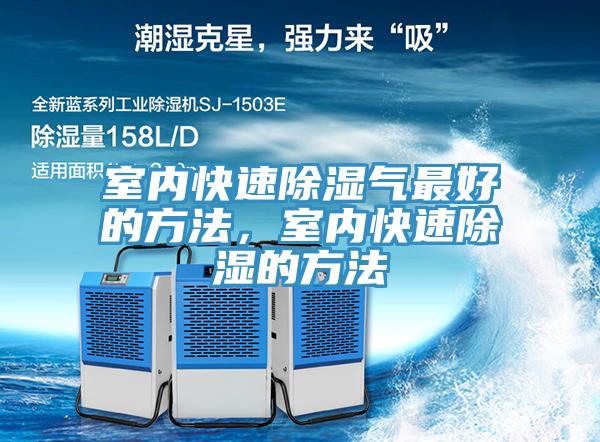 室內快速除濕氣最好的方法，室內快速除濕的方法