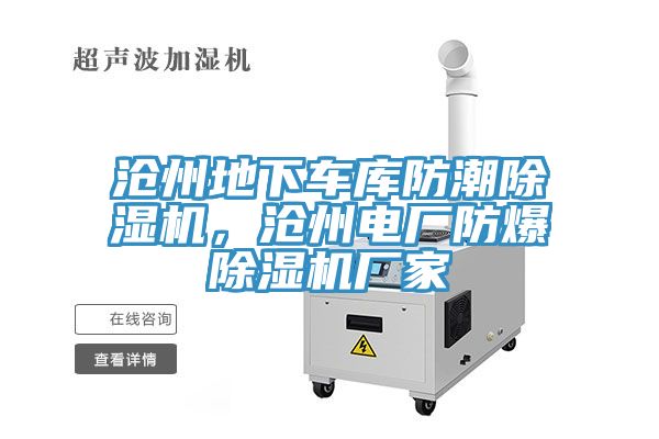 滄州地下車(chē)庫(kù)防潮除濕機(jī)，滄州電廠防爆除濕機(jī)廠家