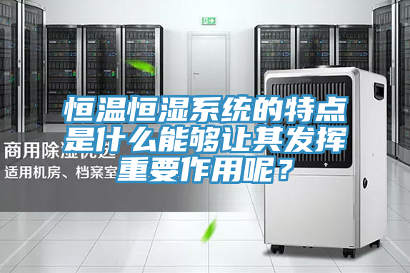恒溫恒濕系統(tǒng)的特點是什么能夠讓其發(fā)揮重要作用呢？