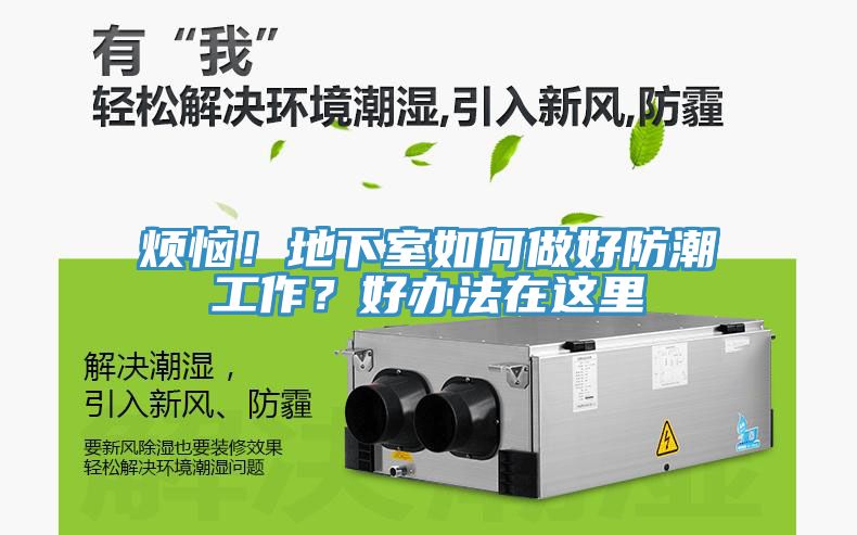 煩惱！地下室如何做好防潮工作？好辦法在這里