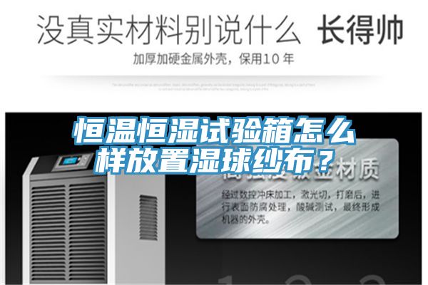 恒溫恒濕試驗箱怎么樣放置濕球紗布？
