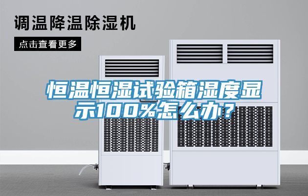 恒溫恒濕試驗箱濕度顯示100%怎么辦？