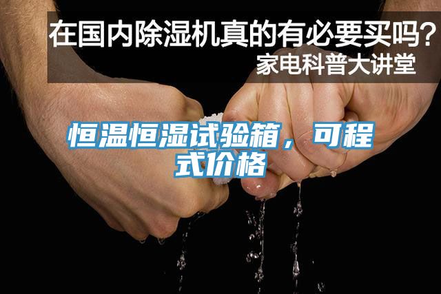 恒溫恒濕試驗(yàn)箱，可程式價(jià)格