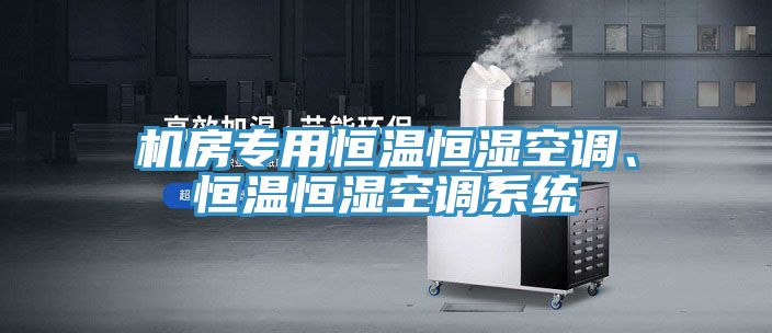 機房專用恒溫恒濕空調(diào)、恒溫恒濕空調(diào)系統(tǒng)