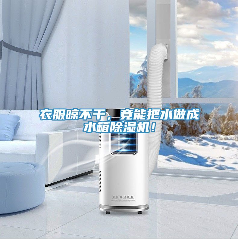 衣服晾不干，竟能把水做成水箱除濕機！