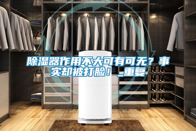 除濕器作用不大可有可無(wú)？事實(shí)卻被打臉！_重復(fù)