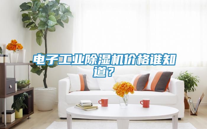 電子工業(yè)除濕機(jī)價(jià)格誰(shuí)知道？