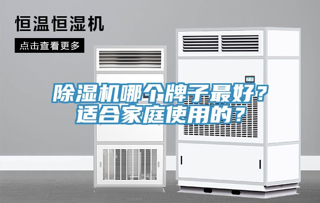 除濕機(jī)哪個(gè)牌子最好？適合家庭使用的？