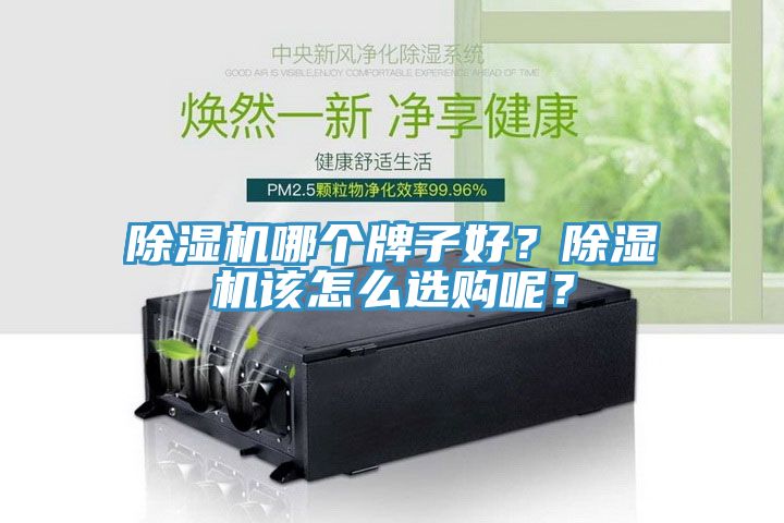 除濕機哪個牌子好？除濕機該怎么選購呢？