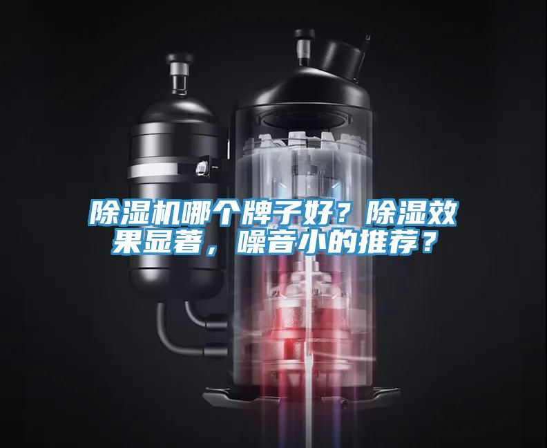 除濕機哪個牌子好？除濕效果顯著，噪音小的推薦？