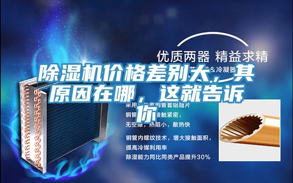 除濕機價格差別大，其原因在哪，這就告訴你