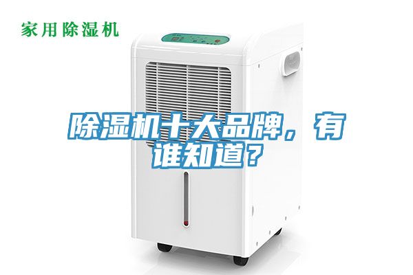 除濕機(jī)十大品牌，有誰知道？