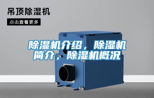除濕機介紹，除濕機簡介，除濕機概況