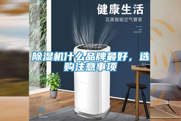 除濕機什么品牌最好，選購注意事項
