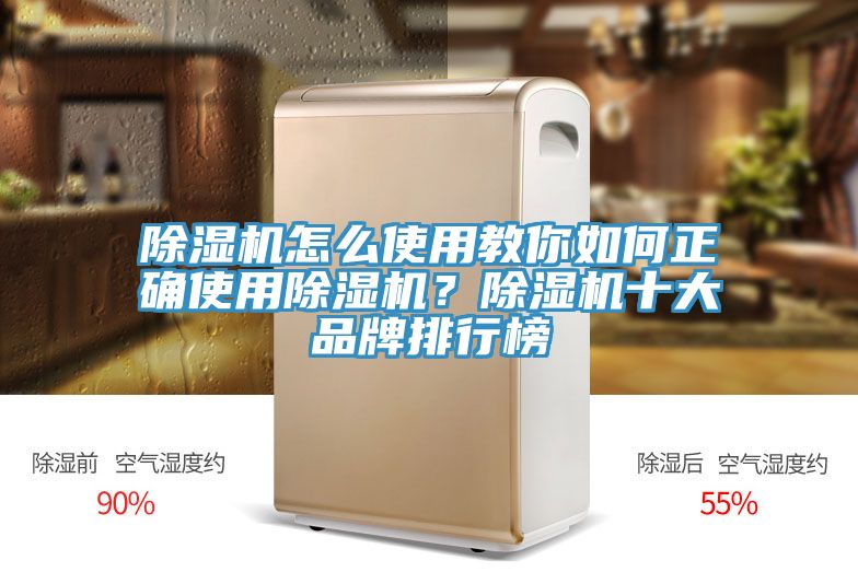 除濕機怎么使用教你如何正確使用除濕機？除濕機十大品牌排行榜