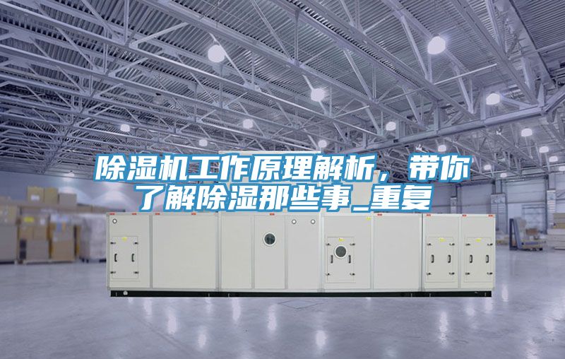 除濕機(jī)工作原理解析，帶你了解除濕那些事_重復(fù)